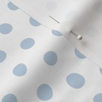 fog crooked dots on white - dots fabric and wallpaper