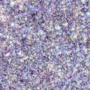 Silver Indigo Treasure Mermaid Scales -- Solid Faux Glitter Scales -- Glitter Look, Simulated Glitter, Purple Aqua Blue Silver Glitter Sparkles Print -- 60.42in x 25.00in repeat -- 150dpi (Full Scale)