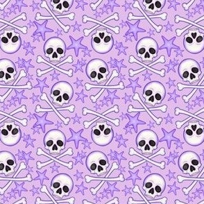 Skull Cross Bone, lavender