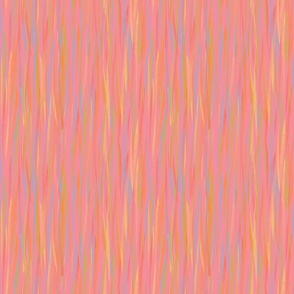 Sweet Tropics Rustic Stripes on Pink