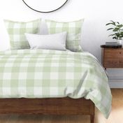 Gingham- Buffalo Plaid- 4 Inches- Vichy Check- Checked- Blush- Pastel Green- Soft Green- Wallpaper- Spring- Extra Large
