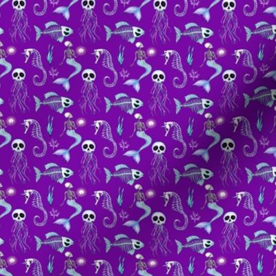 Ocean Skeletons, dark purple