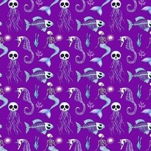 Ocean Skeletons, dark purple