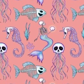 Ocean Skeletons, pink