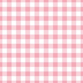 Sweet Pink Gingham Plaid / Small