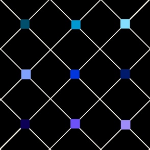 No Ai - Nine Shades of Blue Tiles