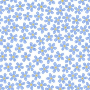 Whimsy Forget-me-not Toss (white) small