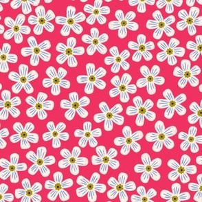 Whimsy Forget-me-not Toss (magenta) medium 