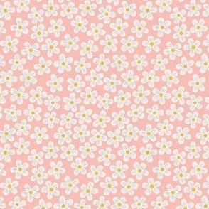 Whimsy Forget-me-not Toss (cotton candy pink) ditsy 