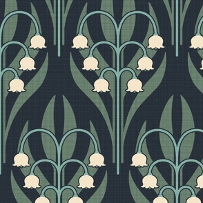 lily of valley midnight sage  21 inch  (24 inch wallpaper)