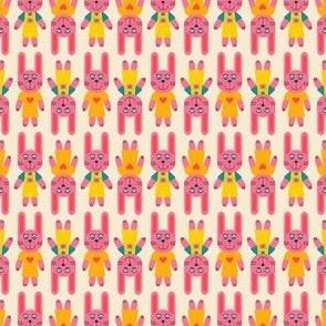 Happy-Easter-Bunnies-Upside-Down---XS-wallpaper---pink-yellow-blue---TINY---450