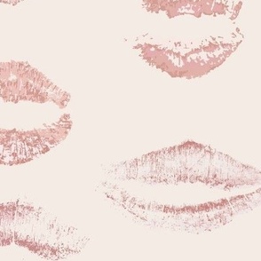 Kisses | Medium Scale | Pale Pink, blush pink, rose quartz, puce