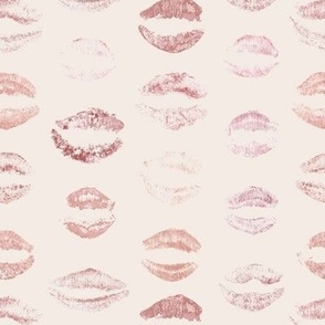 Kisses | Small Scale | Pale Pink, blush pink, rose quartz, puce