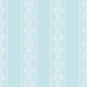 cross stitch stripe aqua blue 6 wallpaper scale by Pippa Shaw
