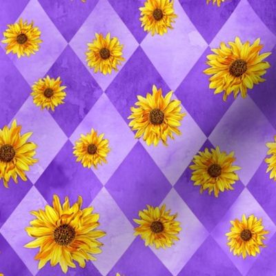 Purple Sunflowers