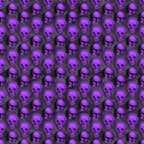 Skulls Purple 