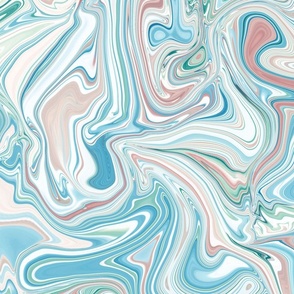 sway marble emerald blue