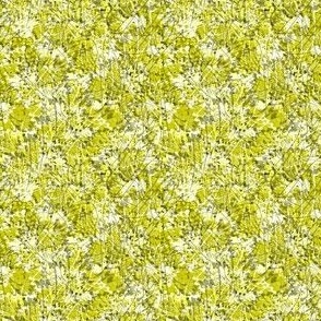 Batik Flower Mosaic Casual Fun Summer Textured Monochromatic Yellow Blender Bright Colors Bold Yellow Lemon Yellow FFFF00 Bold Modern Abstract Geometric