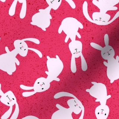 bouncing bunnies - dark pink - SHW1005 Q