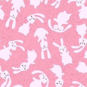 bouncing bunnies - pink - SHW1005 G