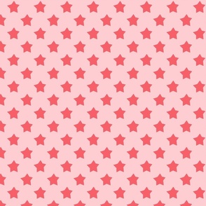Stars in Pink - Medium Scale