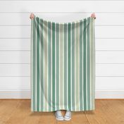 Vertical Stripes- Green and White- Pastel Green- Soft Green- Large- Nursery Wallpaper- Striped Wallpaper-  Spring