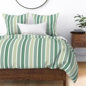 Vertical Stripes- Green and White- Pastel Green- Soft Green- Large- Nursery Wallpaper- Striped Wallpaper-  Spring