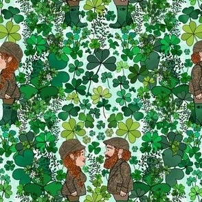 The Leprechauns' Shamrock Forest (Light Green tiny scale) 