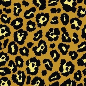 Mustard Leopard print