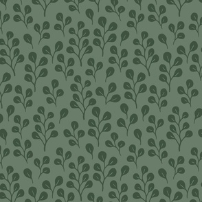 Simple Eucalyptus Leaf Pattern