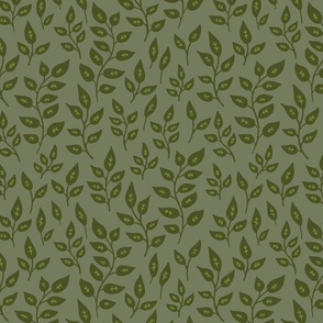Green Leaf Simple Pattern