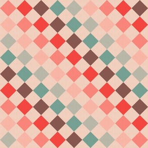 Retro Geometric Square 