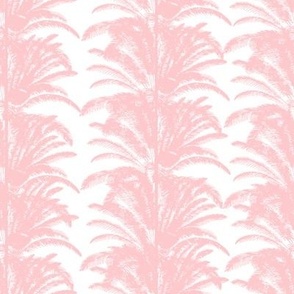 Miami Palm Trees Pink and White