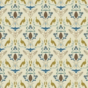 Deco Peacock Pattern