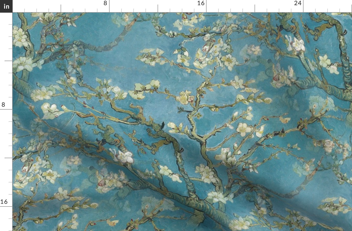 1890 Almond Blossoms by Van Gogh - Original Colors