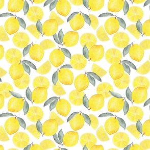 watercolor lemons - small
