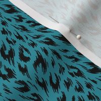 Leopard Print Duotone - Lagoon - SMALL