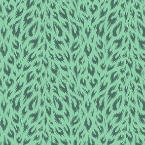 Leopard Print Duotone - Jade and Pine - SMALL