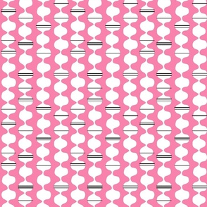 Funky Stripe - Palm Springs Pink