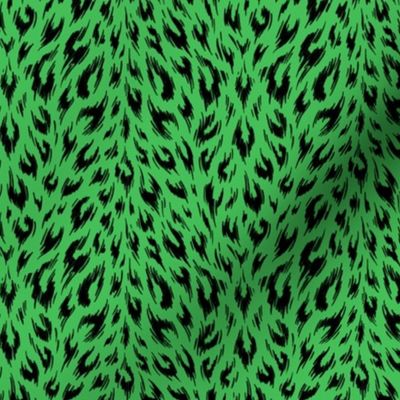 Leopard Print Duotone - Grass - SMALL