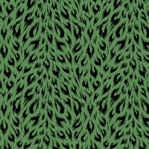 Leopard Print Duotone - Kelly Green - SMALL