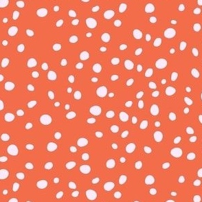 Pastel Garden_Dots in Orange_MEDIUM