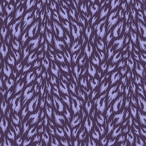 Leopard Print Duotone - Plum and Lilac - SMALL