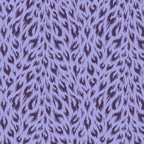 Leopard Print Duotone - Lilac and Plum - SMALL