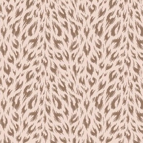 Leopard Print Duotone - Blush and Mocha - SMALL