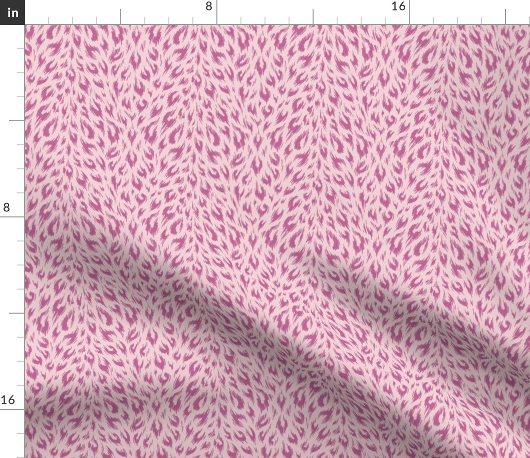 Leopard Print Duotone - Cotton Candy and Peony - SMALL