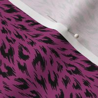 Leopard Print Duotone - Berry - SMALL