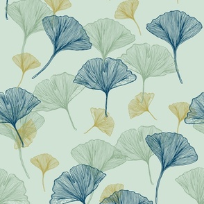 Ginkgo light blue