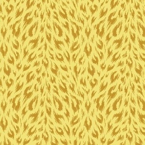 Leopard Print Duotone - Buttercup and Mustard - SMALL