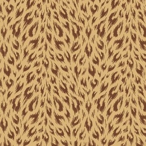 Leopard Print Duotone - Honey and Cinnamon - SMALL